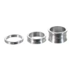Thomson Aluminum Headset Spacer Pack (Silver) (1-1/8") (Bag of 3)