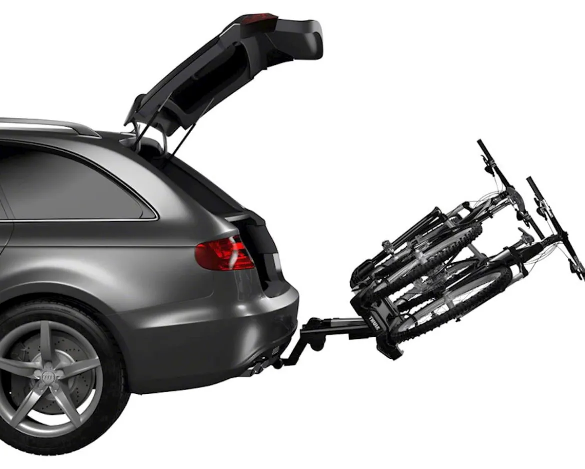 Thule Easyfold XT Hitch Rack (Black/Silver) (2 Bikes) (1.25 & 2" Receiver)