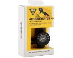 Topeak Airbooster G2 CO2 Inflator w/ Pressure Gauge (Black)