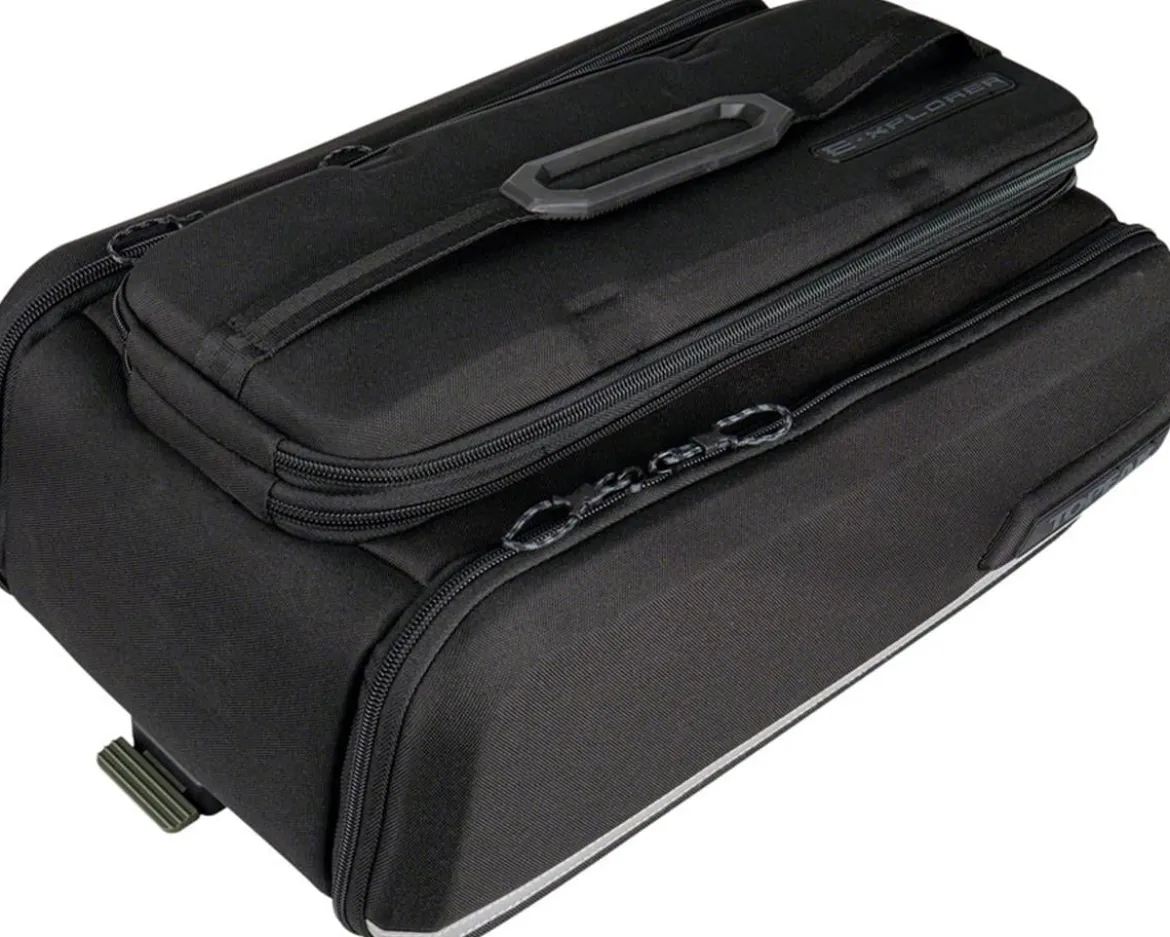 Topeak E-Xplorer Trunk Bag (Black) (26L) (MTX 2.0 QuickTrack)