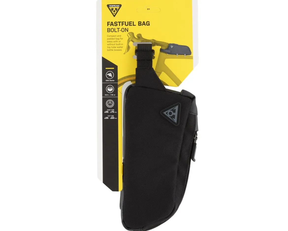 Topeak FastFuel Bolt-On Frame Bag (Black) (0.5L)