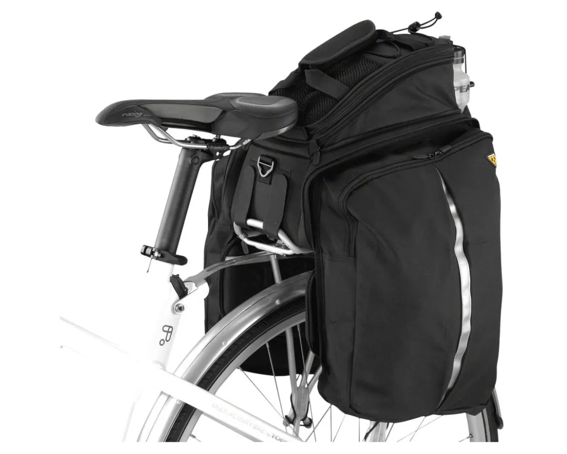 Topeak MTS Trunkbag DXP (Black) (22.6L) (Strap Mount)