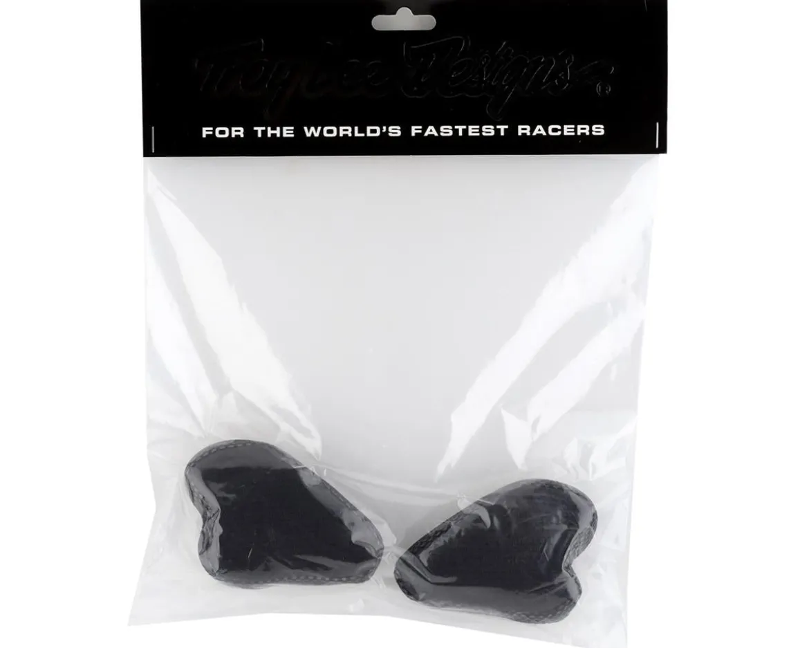 Troy Lee Designs Stage Cheekpads (Black) (25mm Thick)