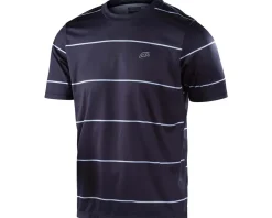 Troy Lee Designs Flowline Short Sleeve Jersey (Revert Black) (S)