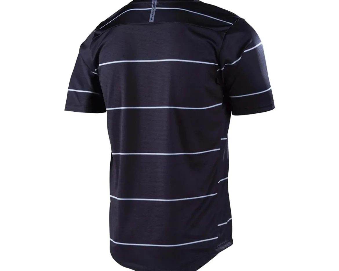 Troy Lee Designs Flowline Short Sleeve Jersey (Revert Black) (S)