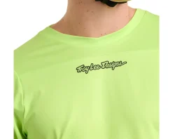 Troy Lee Designs Skyline Chill Long Sleeve Jersey (Glo Yellow) (S)