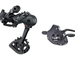 TRP TR12 Rear Derailleur & Shifter Kit (Black)