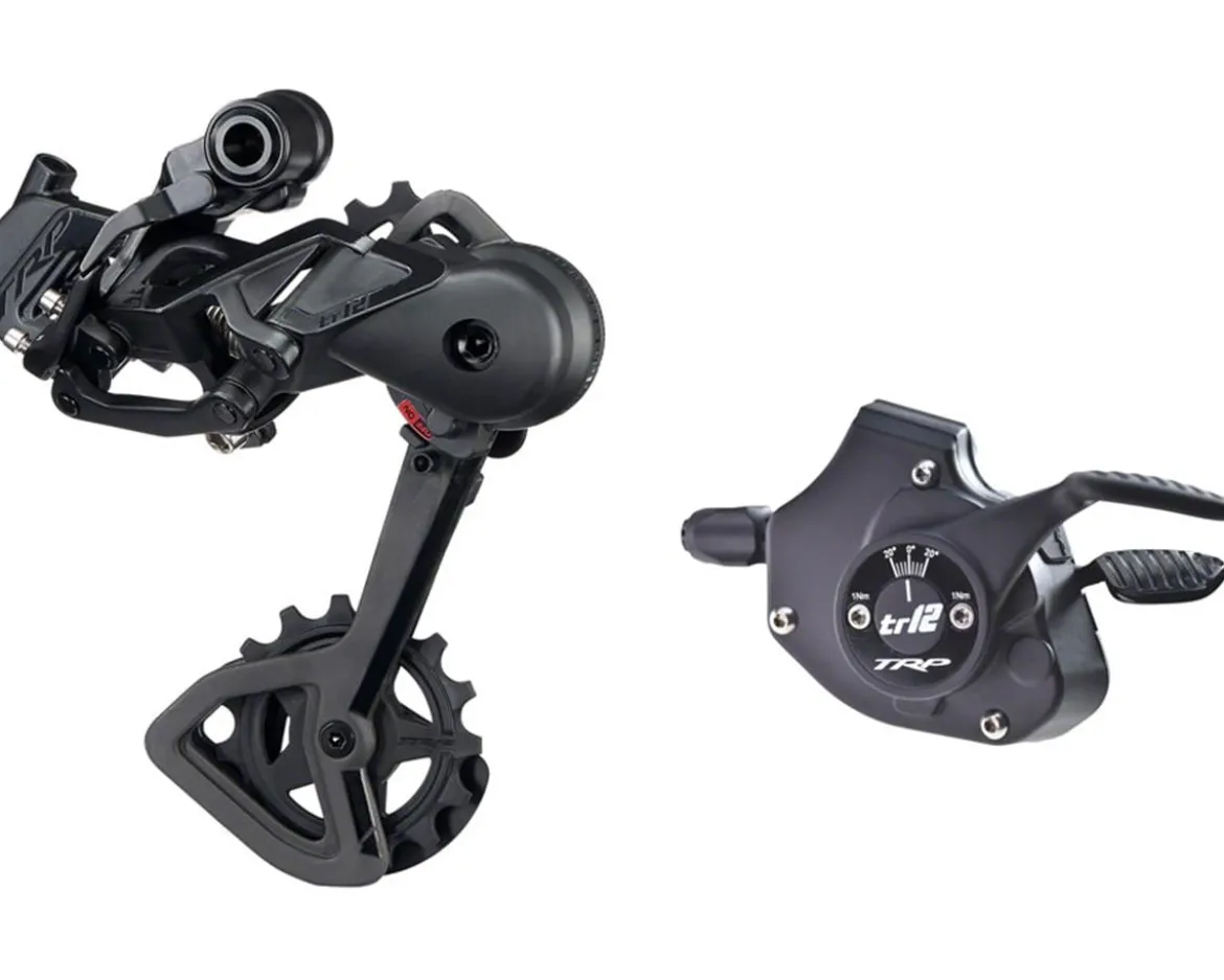 TRP TR12 Rear Derailleur & Shifter Kit (Black)