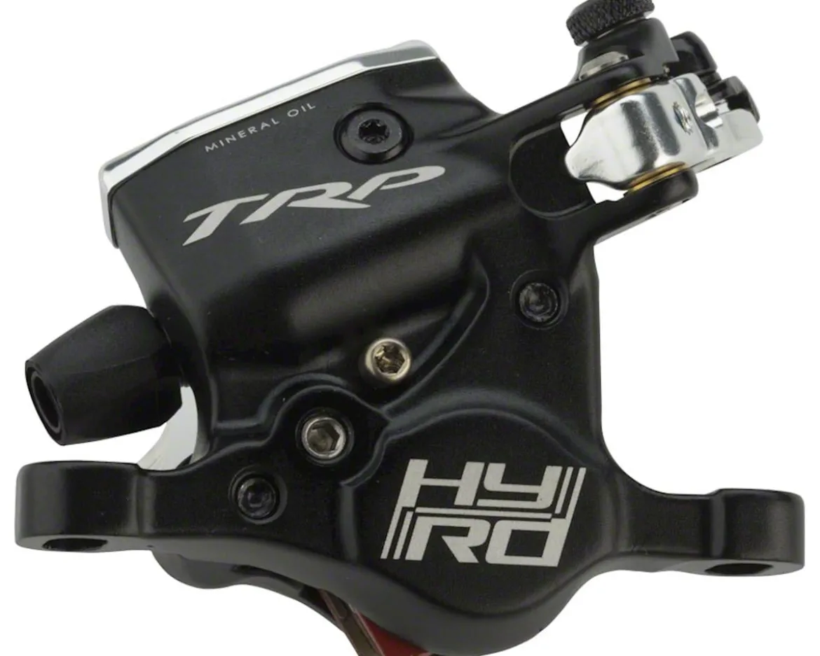 TRP HY/RD Cable Actuated Hydraulic Disc Brake Caliper (Black/Silver) (Mechanical) (Front or Rear) (Post Mount)