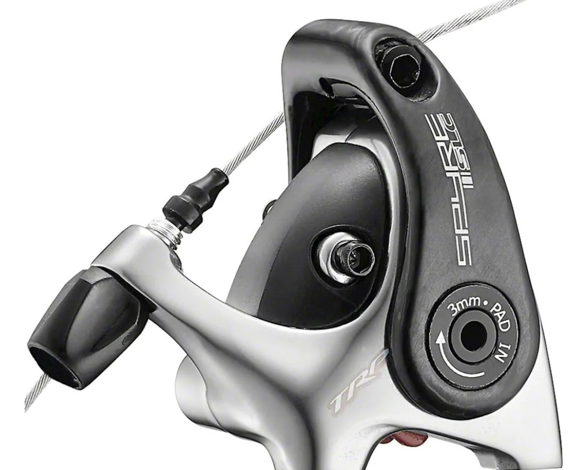 TRP Spyre-SLC Disc Brake Caliper (Black/Grey) (Mechanical) (Front or Rear) (Flat Mount)