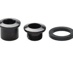 TRUVATIV Steel Chainring Bolt Set (Black) (Steel) (8mm) (5 Pack w/ Washers)