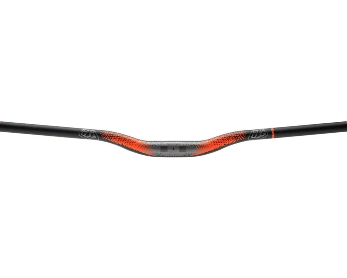 TRUVATIV Descendant CoLab Troy Lee Designs Riser Bar (Starburst Orange/Black) (35mm) (760mm Width, 25mm Rise)
