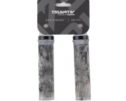 TRUVATIV Descendant Lock-On Grips (Grey/Black Marble) (133mm)