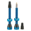 Tubolight Tubeless Valves (Blue) (Presta) (Insert Compatible) (50mm)
