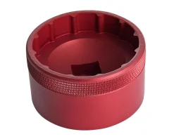 Unior 1671 BSA30 Aluminum Bottom Bracket Socket Tool (Red) (12 Notches) (1/2" Drive)