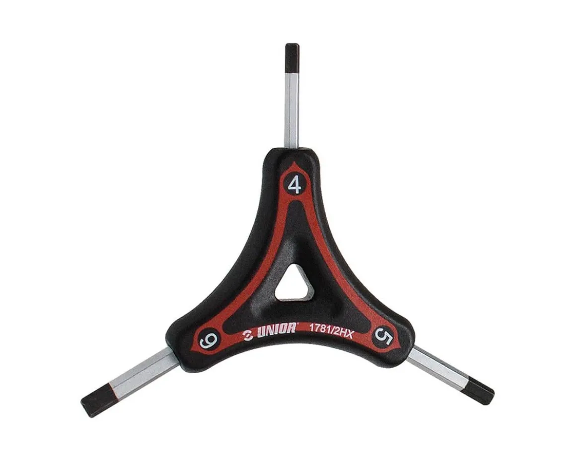 Unior 3-Way Straight Tipped Hex Wrench (2/2.5/3mm)
