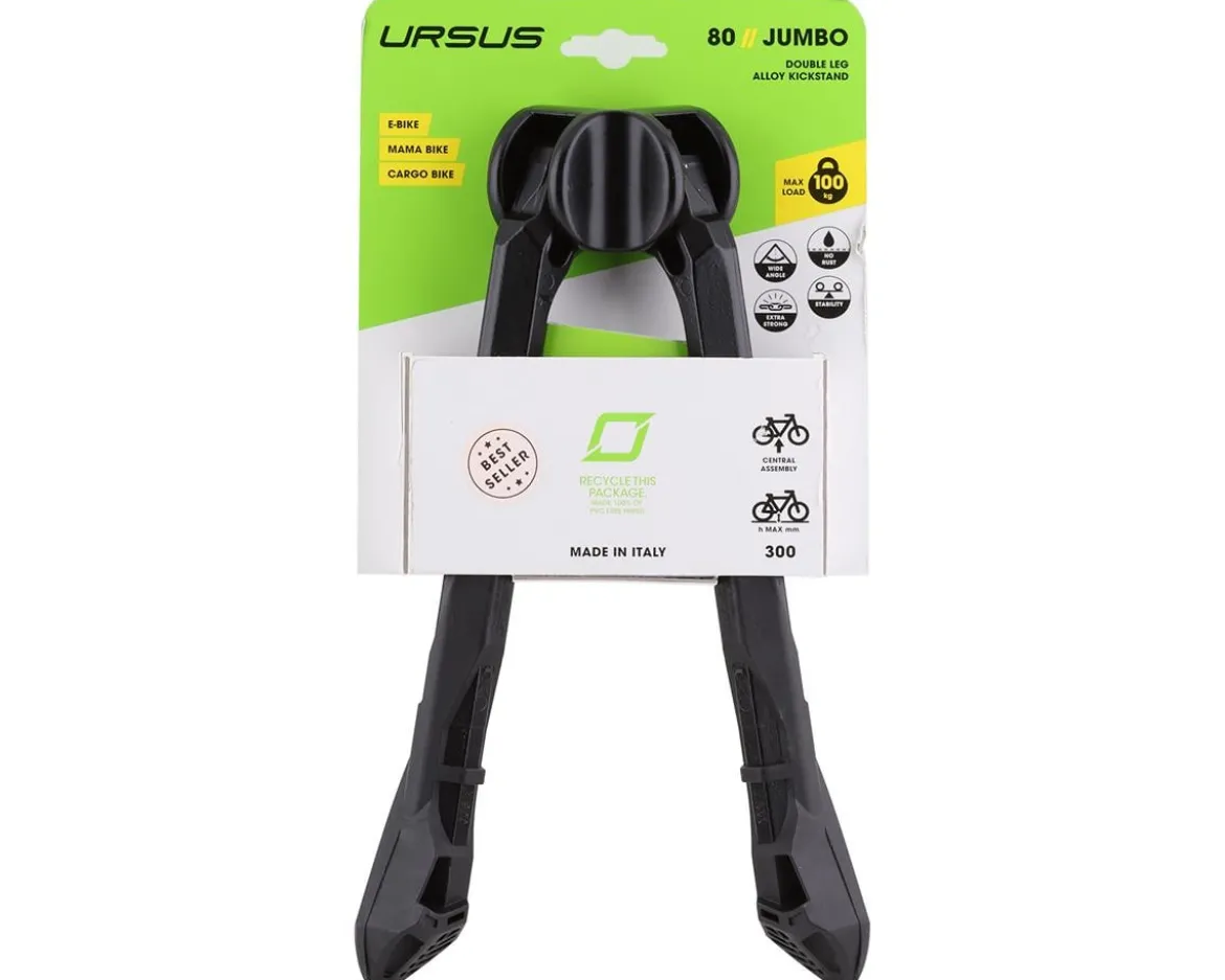 URSUS Jumbo Dual Leg E-bike Kickstand (Black)