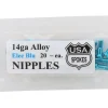 USA Brand 14g Alloy Nipples (Electric Blue) (Bag of 20)