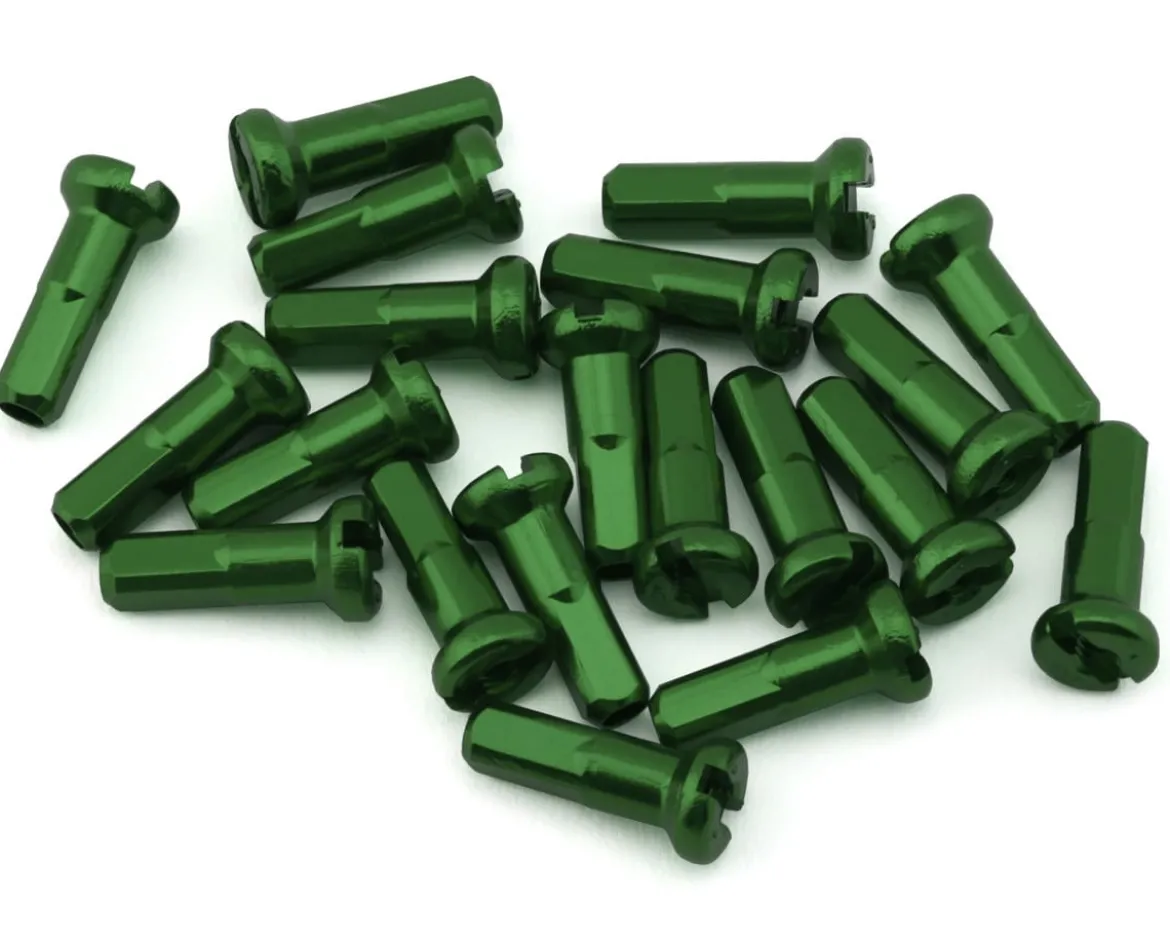 USA Brand 14g Alloy Nipples (Green) (Bag of 20)