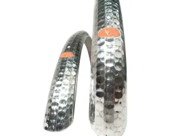 Velo Orange Hammered Aluminum Fender Set (Silver) (For 700c)