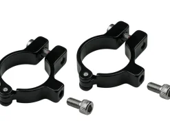 Velo Orange Hinged Water Bottle Cage Clamps (Black) (28.6mm)