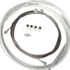 Velo Orange Metallic Braid Derailleur Cable Kit (Silver) (1500/2100mm)
