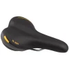 Velo Plush Pace Men's Saddle (Black) (Steel Rails) (175mm)