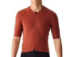 Velocio Merino LUXE Short Sleeve Jersey (Smoked Paprika) (S)