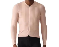 Velocio Ultralight Mesh Long Sleeve Jersey (Misty Rose) (S)