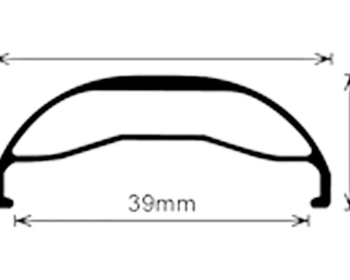 Velocity Dually Disc Rim (Black) (32H) (Presta) (29")