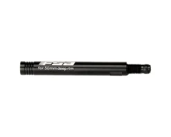 Vision Threaded Presta Valve Extension (Black) (Single) (45mm)