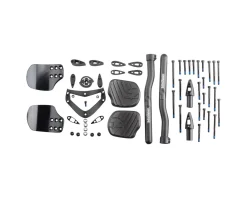 Vision Metron 4D Clip On Aero Bar (Black) (Flat M.A.S.) (S-Bend)