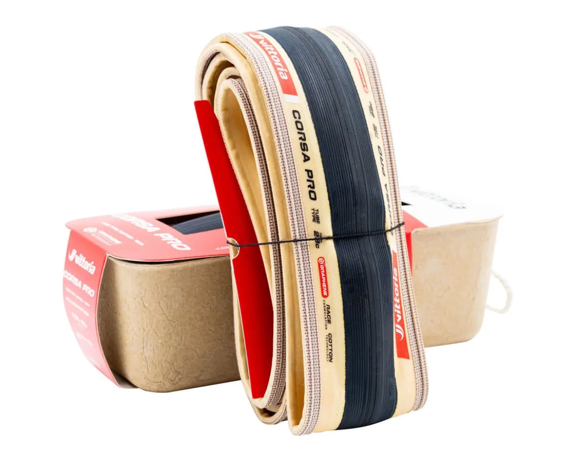 Vittoria Corsa Pro Road Bike Tire (Para) (Tube-Type) (700c) (26mm) (Folding) (Graphene + Silca G2.0)