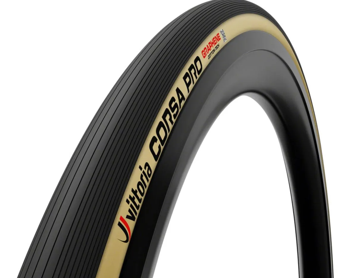 Vittoria Corsa Pro TLR Tubeless Road Tire (Para) (700c) (24mm) (Graphene 2.0)