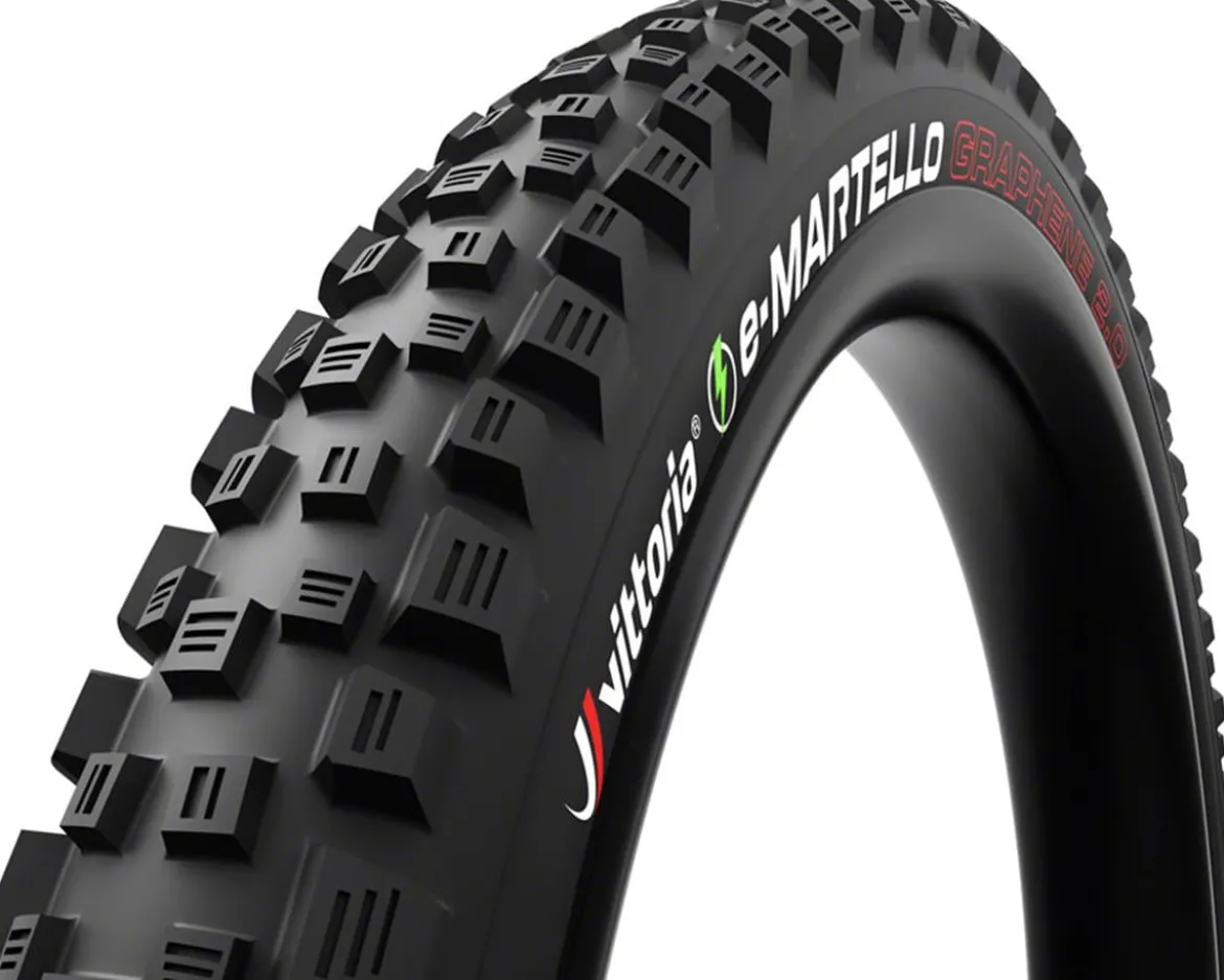 Vittoria E-Martello Enduro Tubeless E-Bike Mountain Tire (Black) (29") (2.6") (Graphene 2.0/2PLY)