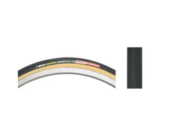 Vittoria Juniores Tubular Tire (Black/Tan) (650c) (21mm) (Folding)