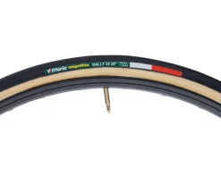 Vittoria Rally Tubular Road Tire (Black/Tan) (700c) (25mm) (Tubular)