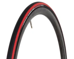 Vittoria Rubino Pro Tube-Type Road Tire (Black/Red) (700c) (25mm) (Folding) (Graphene 2.0)