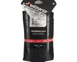 Vittoria Terreno Dry Tubeless Gravel Tire (Anthracite) (700c) (45mm) (Graphene 2.0/Endurance)