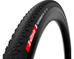Vittoria Terreno T30 Fine Loose Gravel Sport Tire (Black) (700c) (35mm) (Non-Folding Wire Bead)