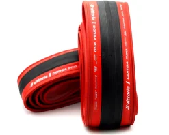 Vittoria Corsa PRO Limited Edition Tubeless Road Tire (Black/Red) (700c) (28mm) (Cotton-Tech/Race Formulation)