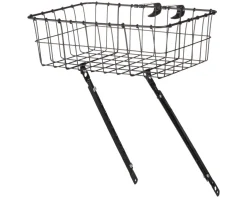 Wald 1372 Bolt-On Front Basket (Gloss Black)