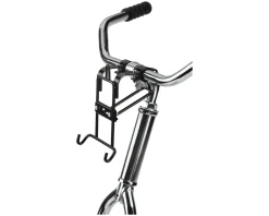 Wald 3114 Front Quick Release Basket w/ Bolt-On Mount (Gloss Black)