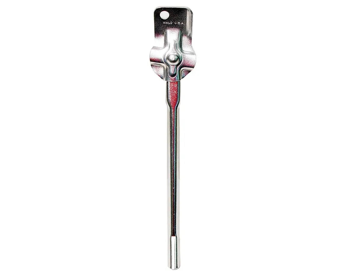 Wald #67 Rear Axle-Mounted Kids Bike Kickstand (Silver) (16") (For 3/8" Bolt-On Rear Axles)