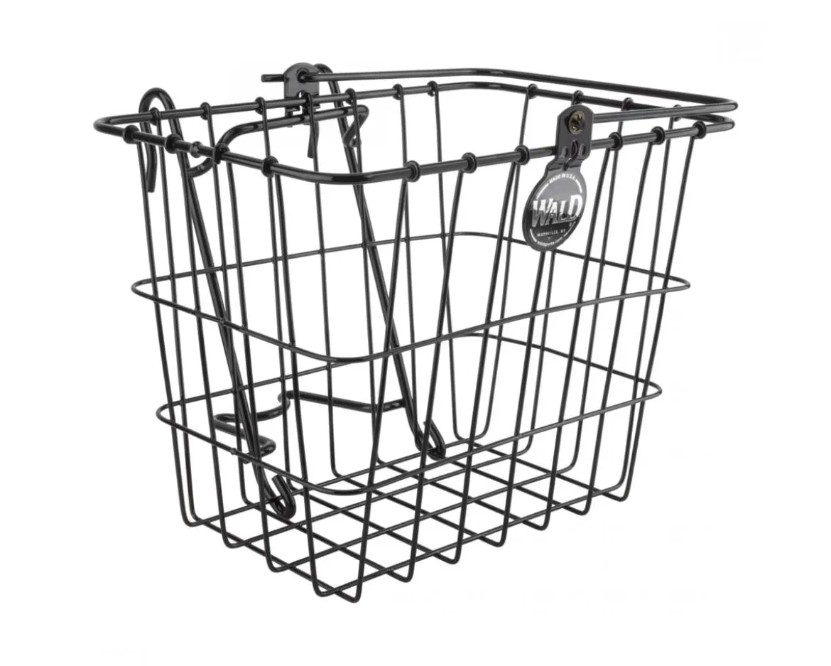 Wald 114GB Compact Slip On Front Basket (Black)