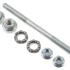 Wald #188 Front Axle Set (Silver) (5/16" x 5-1/2") (24TPI)