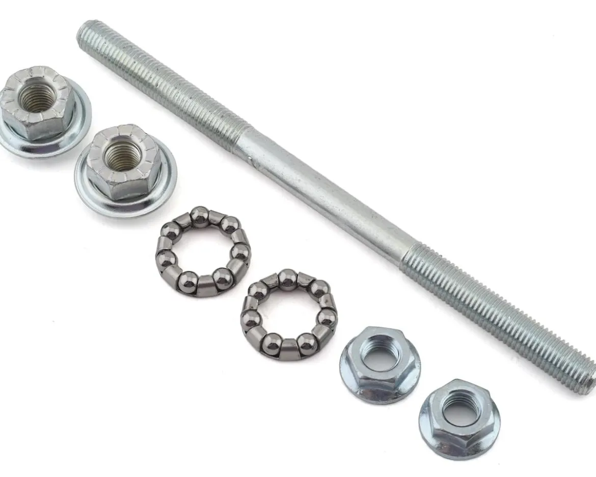 Wald #188 Front Axle Set (Silver) (5/16" x 5-1/2") (24TPI)