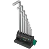 Wera 950/9 Hex-Plus Chrome 8 L-Key Wrench Set (Metric)