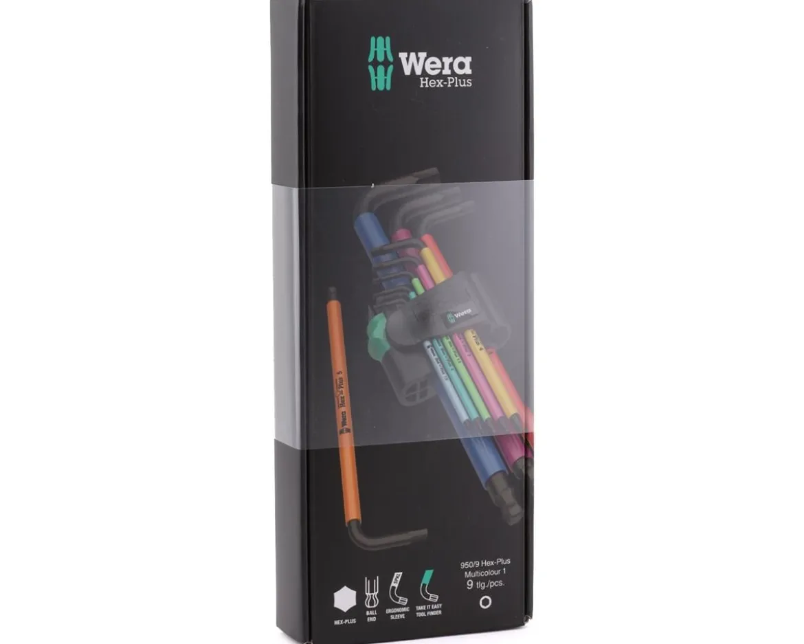 Wera 950/9 Hex-Plus Multicolor L-Key Wrench Set (Metric)