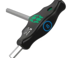 Wera 454 HF T-Handle Hexagon Screwdriver (Hex-Plus) (100mm) (3mm) (w/ Holding Function)